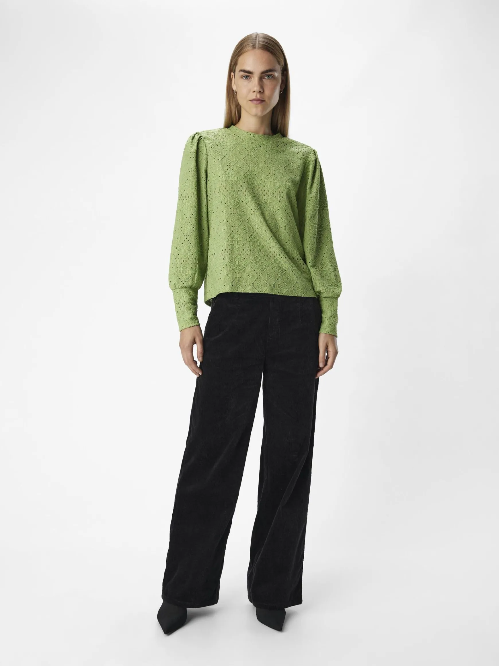 OBJECT Skjortor|Toppar*OBJFEODORA TOPP Meadow Green