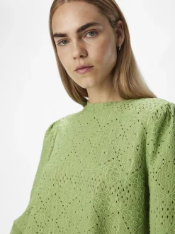 OBJECT Skjortor|Toppar*OBJFEODORA TOPP Meadow Green