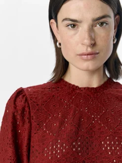 OBJECT Toppar*OBJFEODORA TOPP Red Dahlia