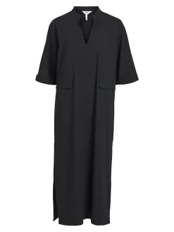 OBJECT Klänningar*OBJFLO MIDIKLÄNNING Black