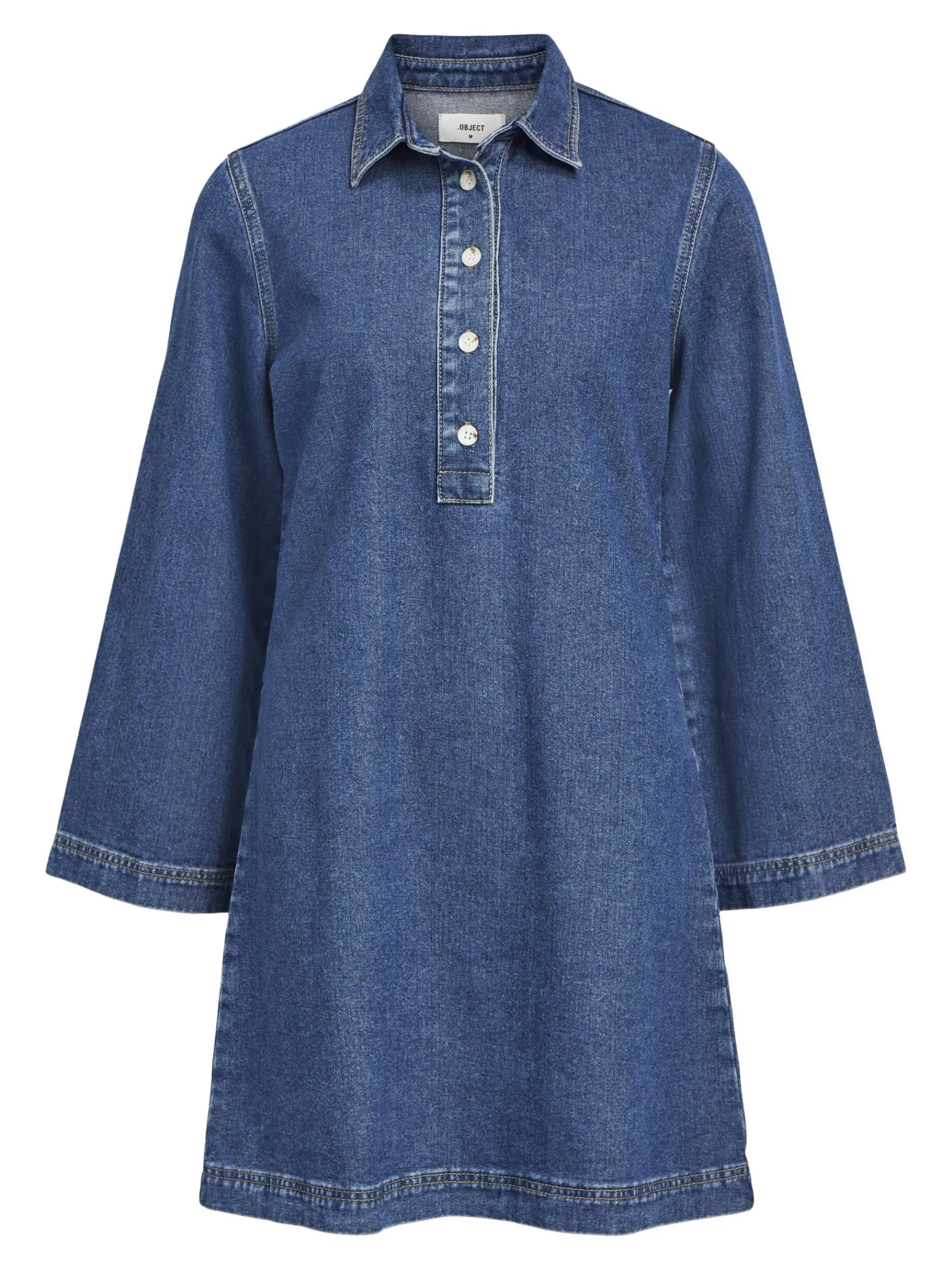 OBJECT Klänningar*OBJHARLOW JEANSKLÄNNING Medium Blue Denim