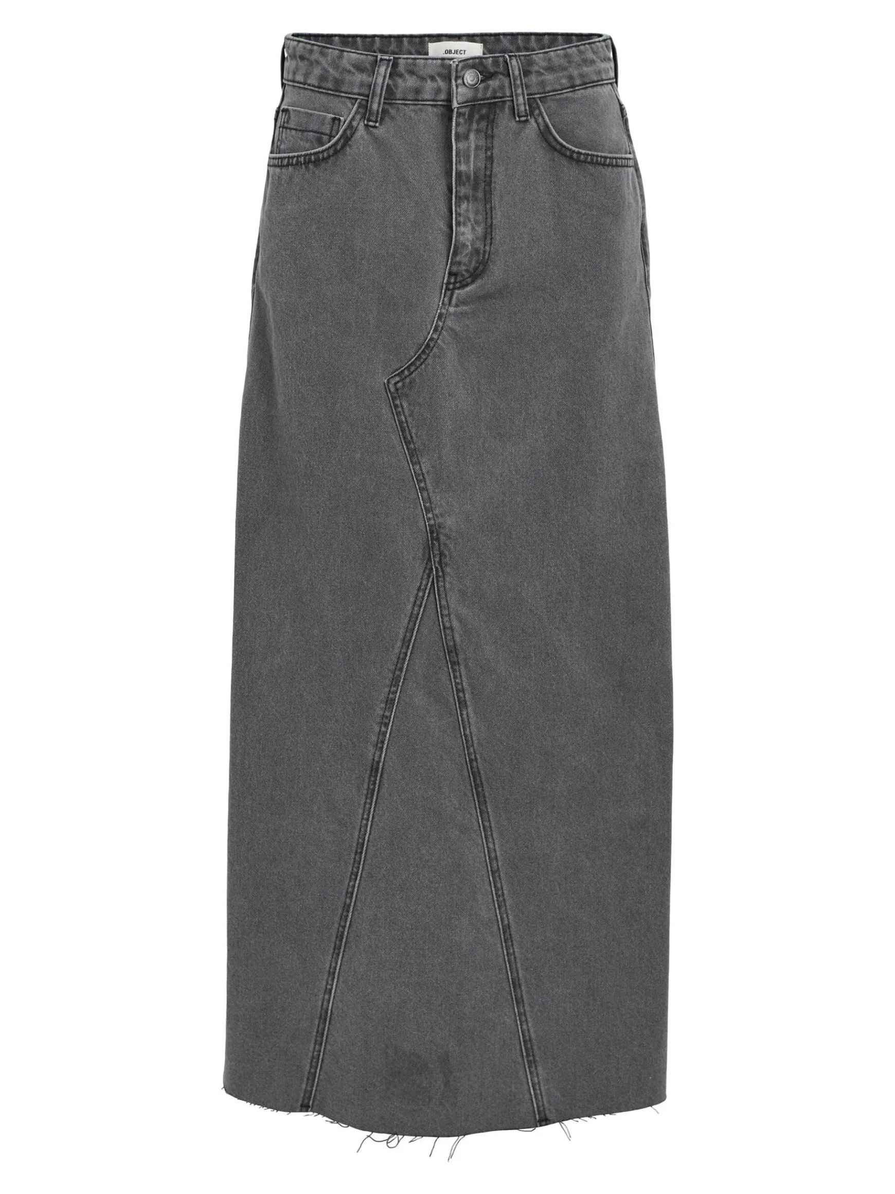 OBJECT Kjolar*OBJHARLOW MAXI JEANSKJOL Grey Denim