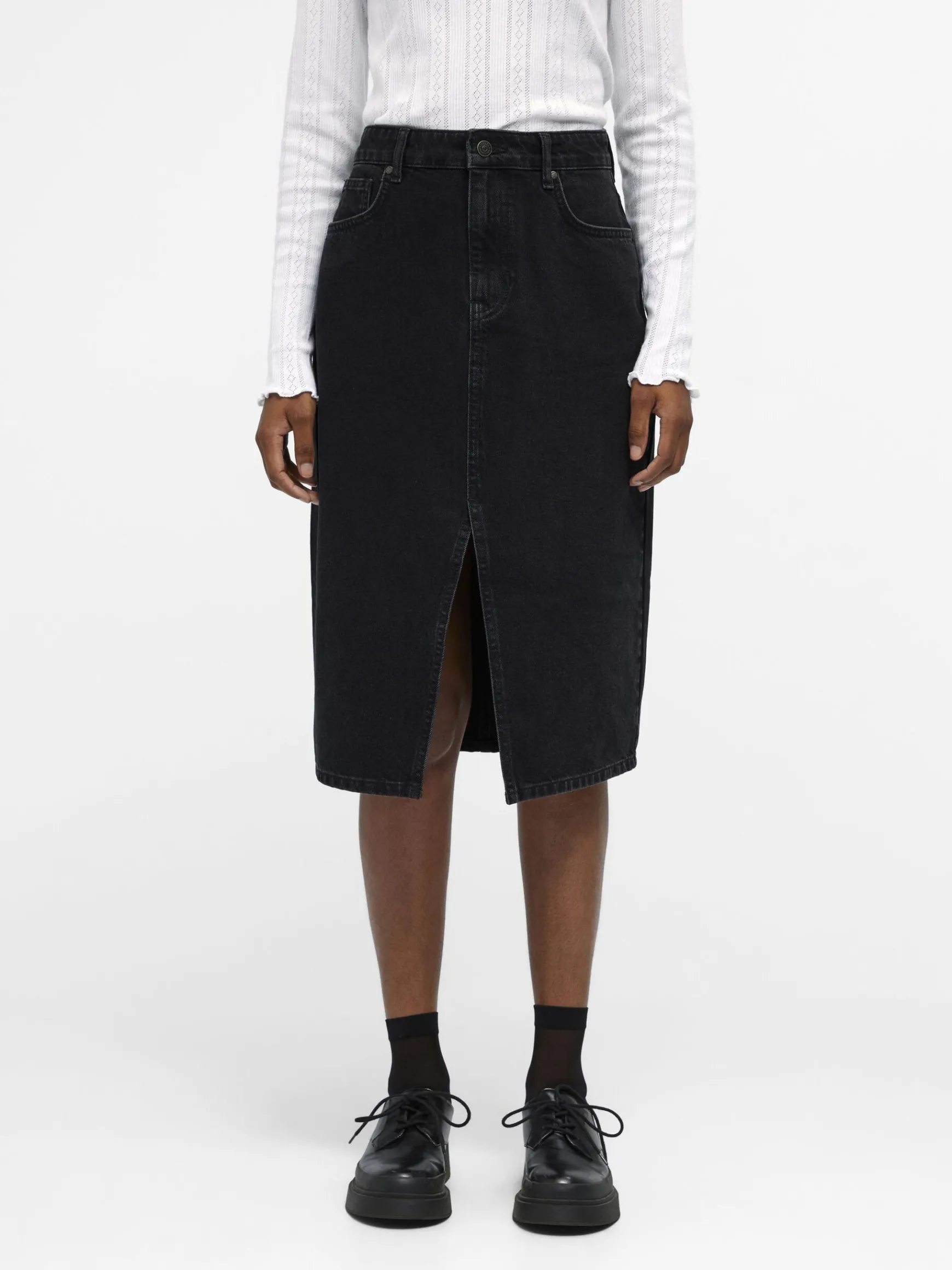OBJECT Basic|Kjolar*OBJHARLOW MIDIKJOL Black
