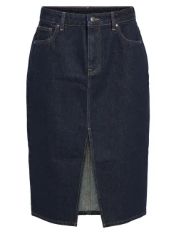 OBJECT Kjolar*OBJHARLOW MIDIKJOL Dark Blue Denim