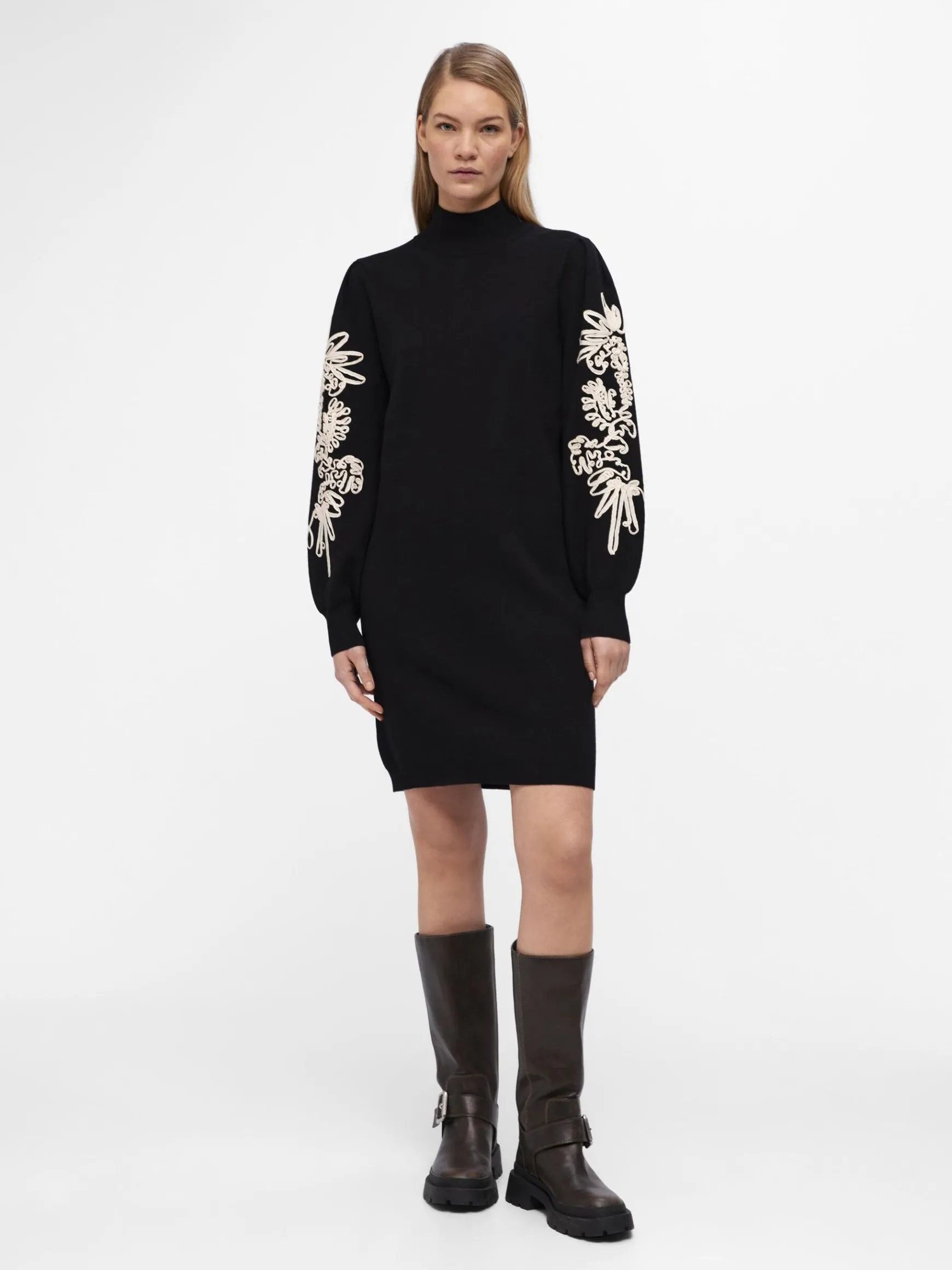 OBJECT Klänningar*OBJJOANA KORT KLÄNNING Black