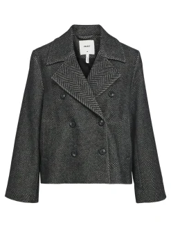 OBJECT Ytterkläder*OBJKEILY KORT JACKA Medium Grey Melange