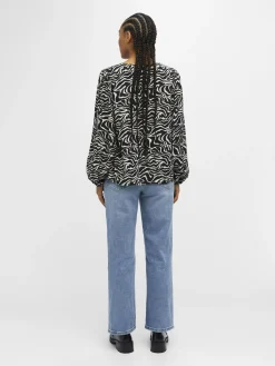 OBJECT Skjortor|Toppar*OBJLEONORA TOPP Black