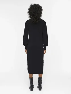 OBJECT Klänningar*OBJMALENA STICKAD KLÄNNING Black