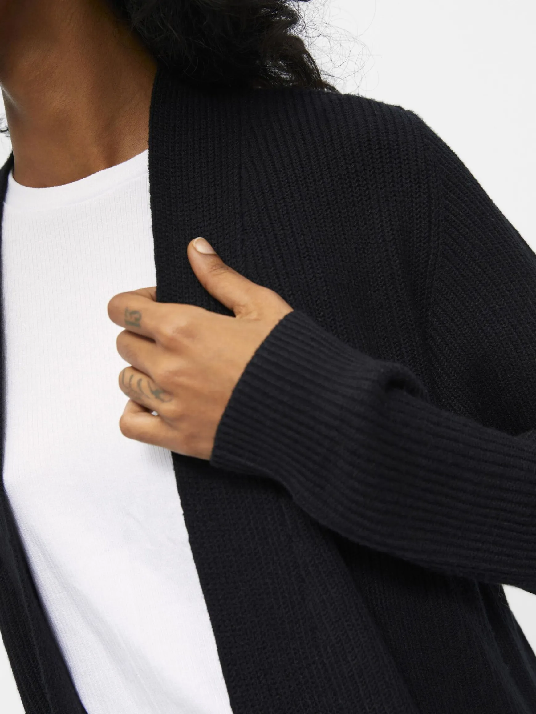 OBJECT Cardigans*OBJMALENA STICKAD KOFTA Black