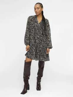 OBJECT Klänningar*OBJMILA GIA KORT KLÄNNING Black