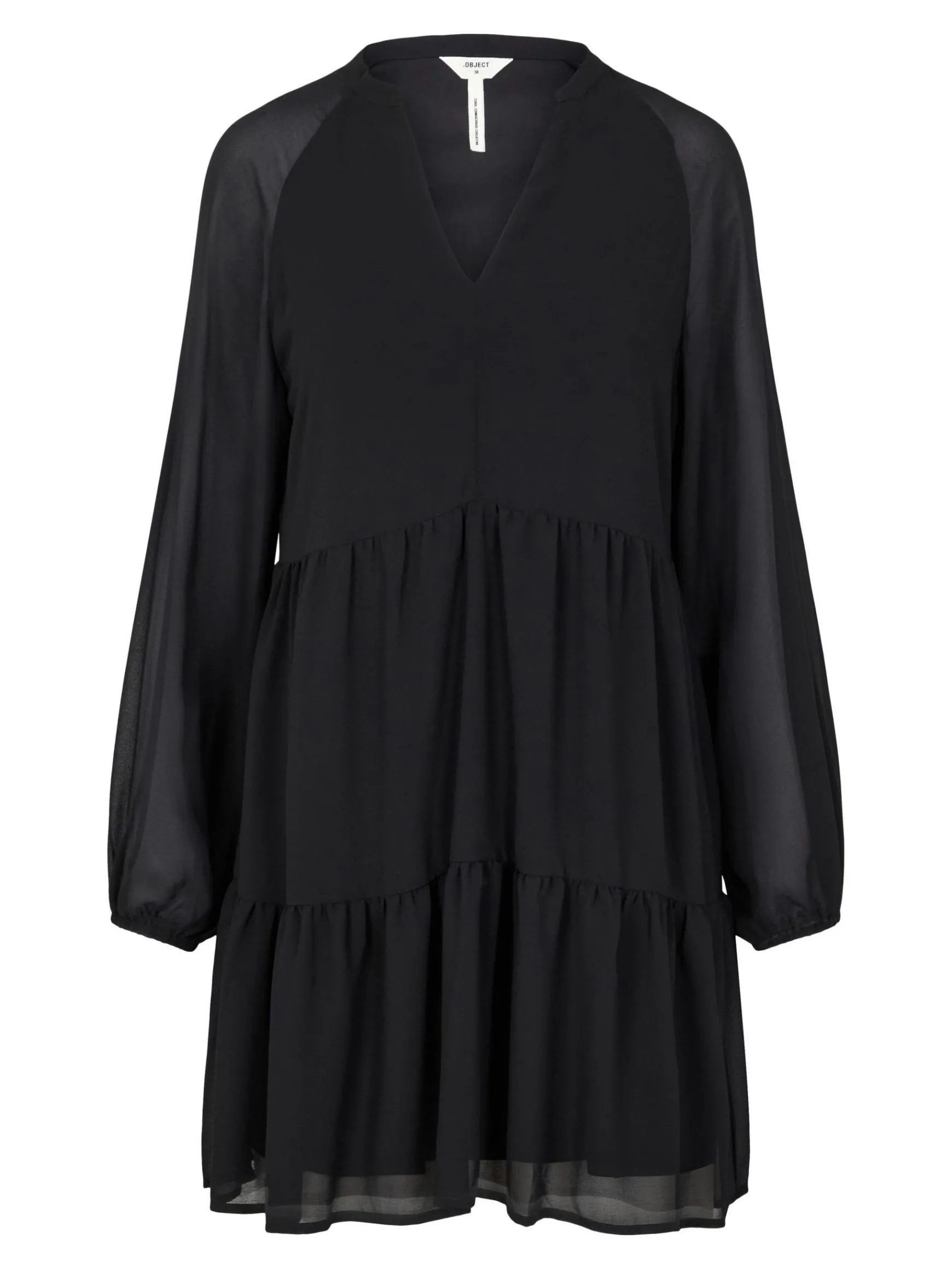 OBJECT Basic|Klänningar*OBJMILA GIA KORT KLÄNNING Black