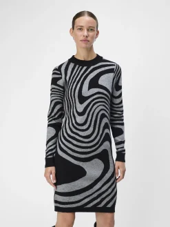 OBJECT Klänningar*OBJRAY STICKAD KLÄNNING Black