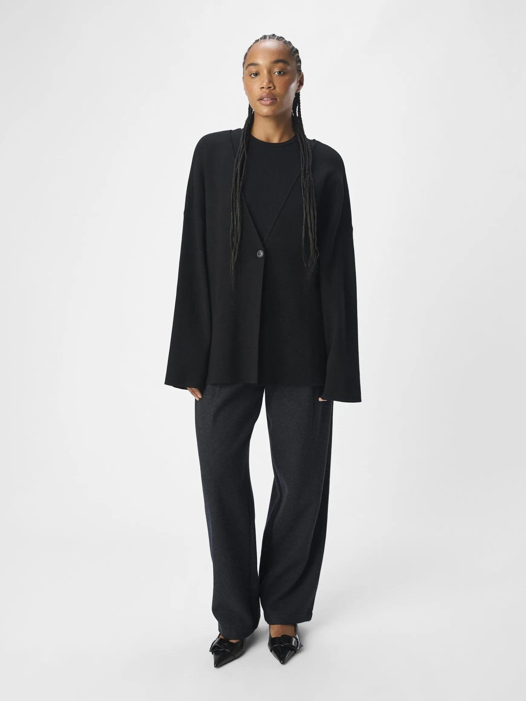 OBJECT Basic|Cardigans*OBJREYNARD KOFTA Black