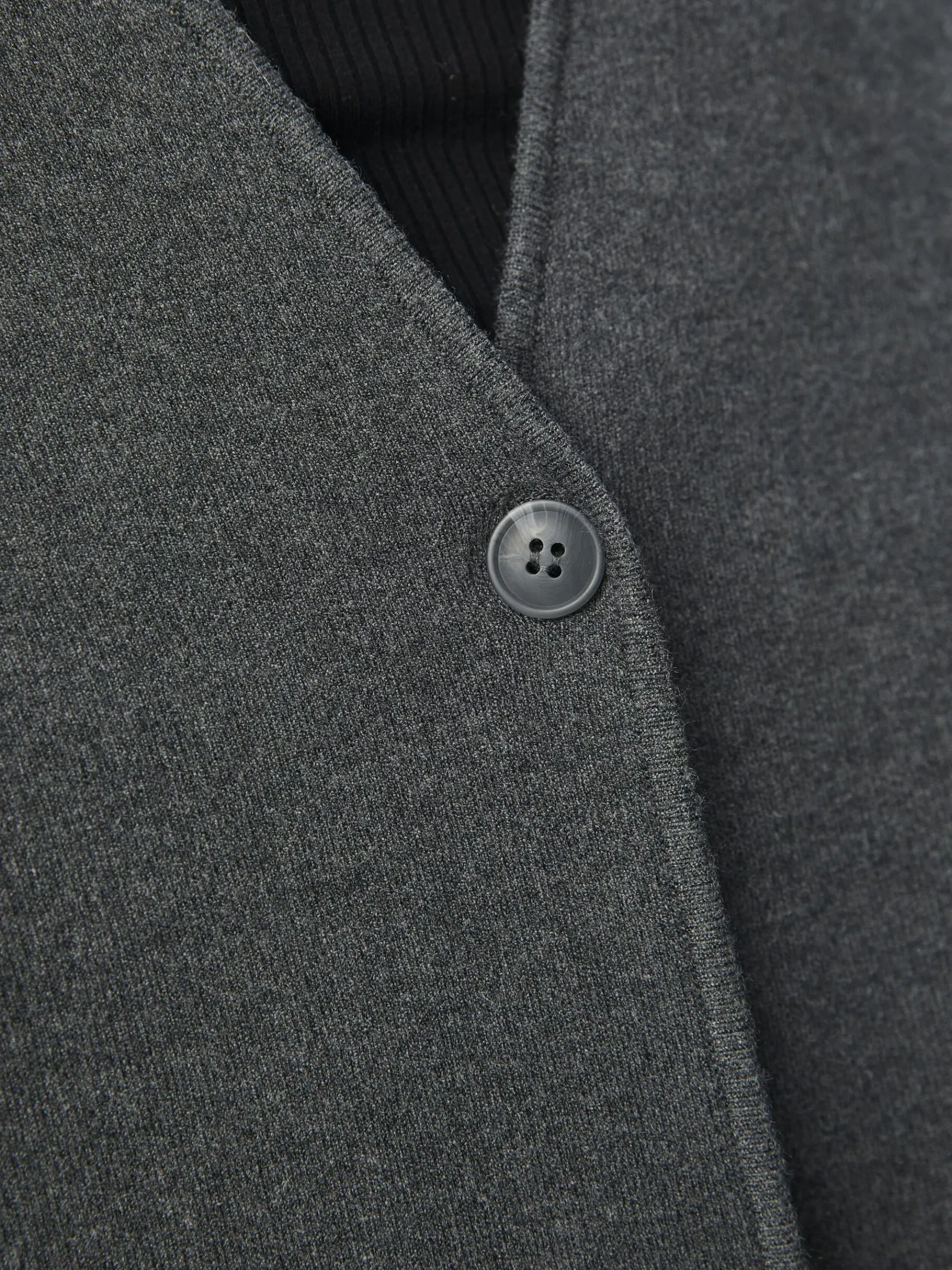 OBJECT Basic|Cardigans*OBJREYNARD KOFTA Dark Grey Melange