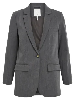 OBJECT Basic|Kavajer*OBJSIGRID KAVAJ Medium Grey Melange