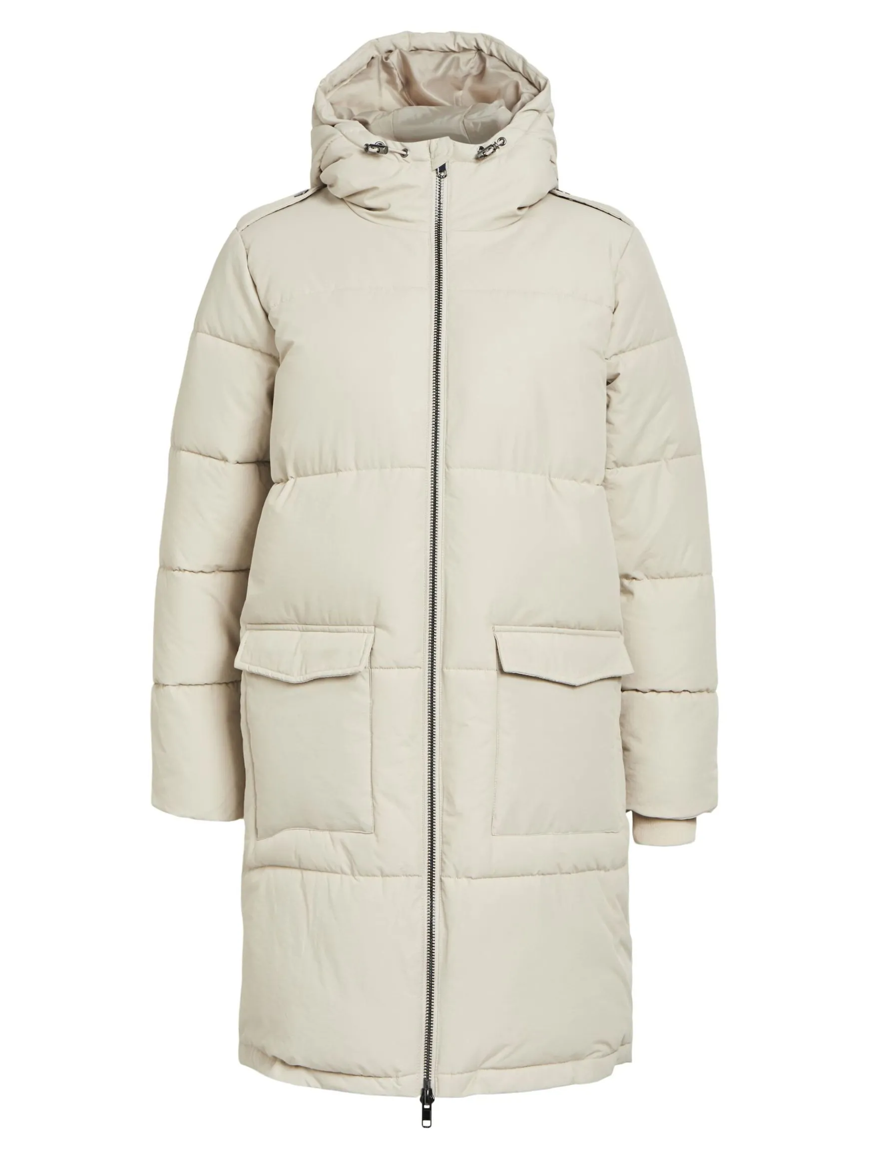 OBJECT Ytterkläder*OBJZHANNA QUILTAD JACKA Silver Gray