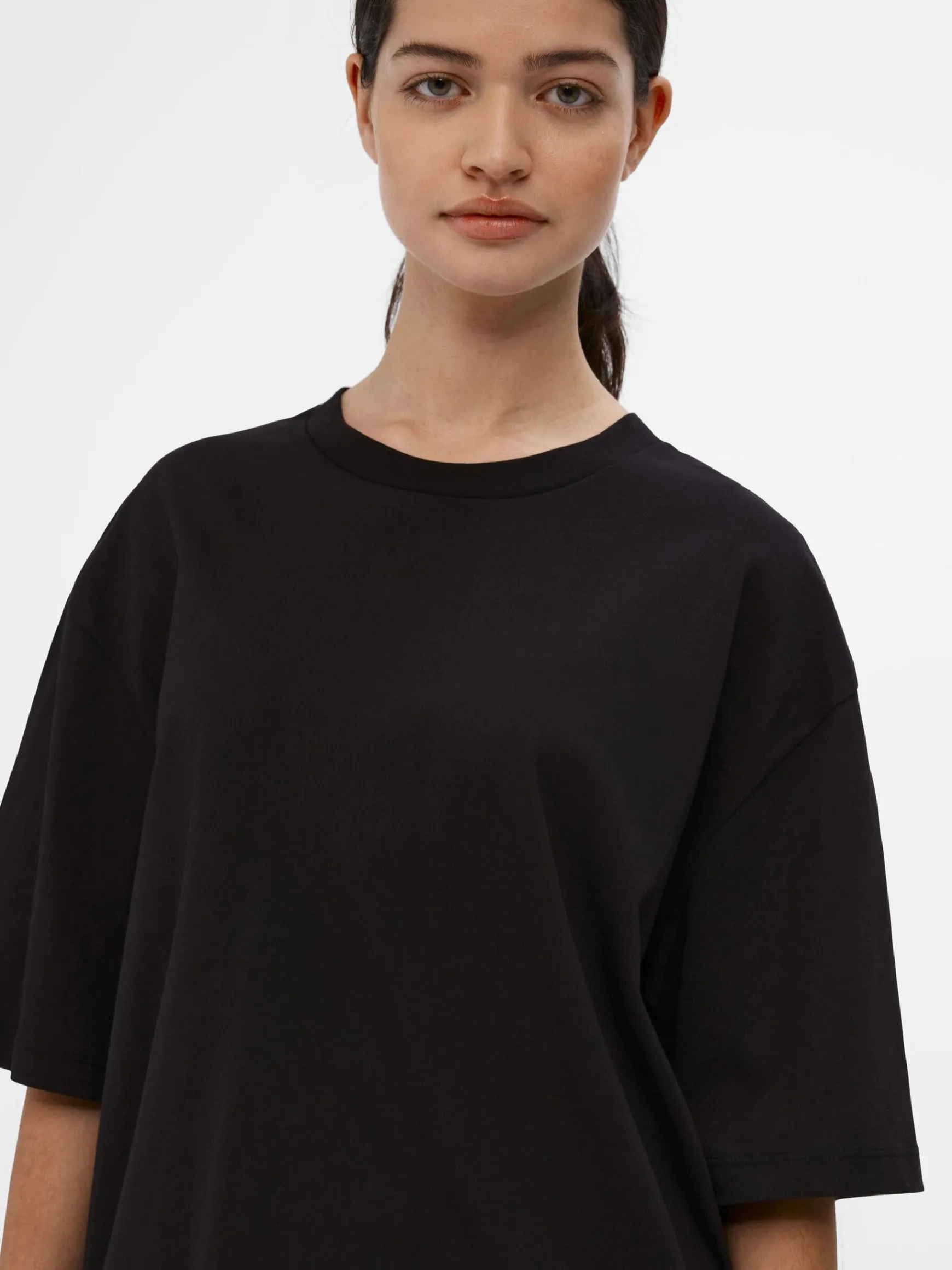 OBJECT Basic|Toppar*OVERSIZE FIT T-SHIRT Black