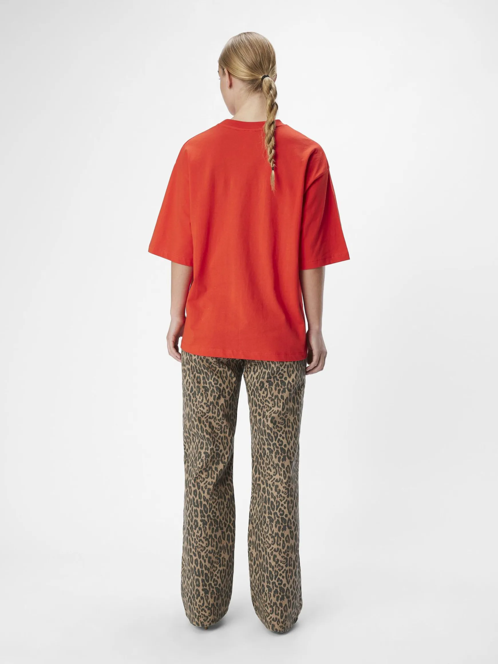 OBJECT Toppar*OVERSIZE FIT T-SHIRT Fiery Red