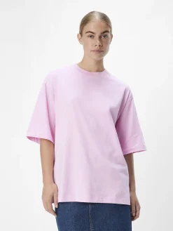 OBJECT Toppar*OVERSIZE FIT T-SHIRT Pink Frosting