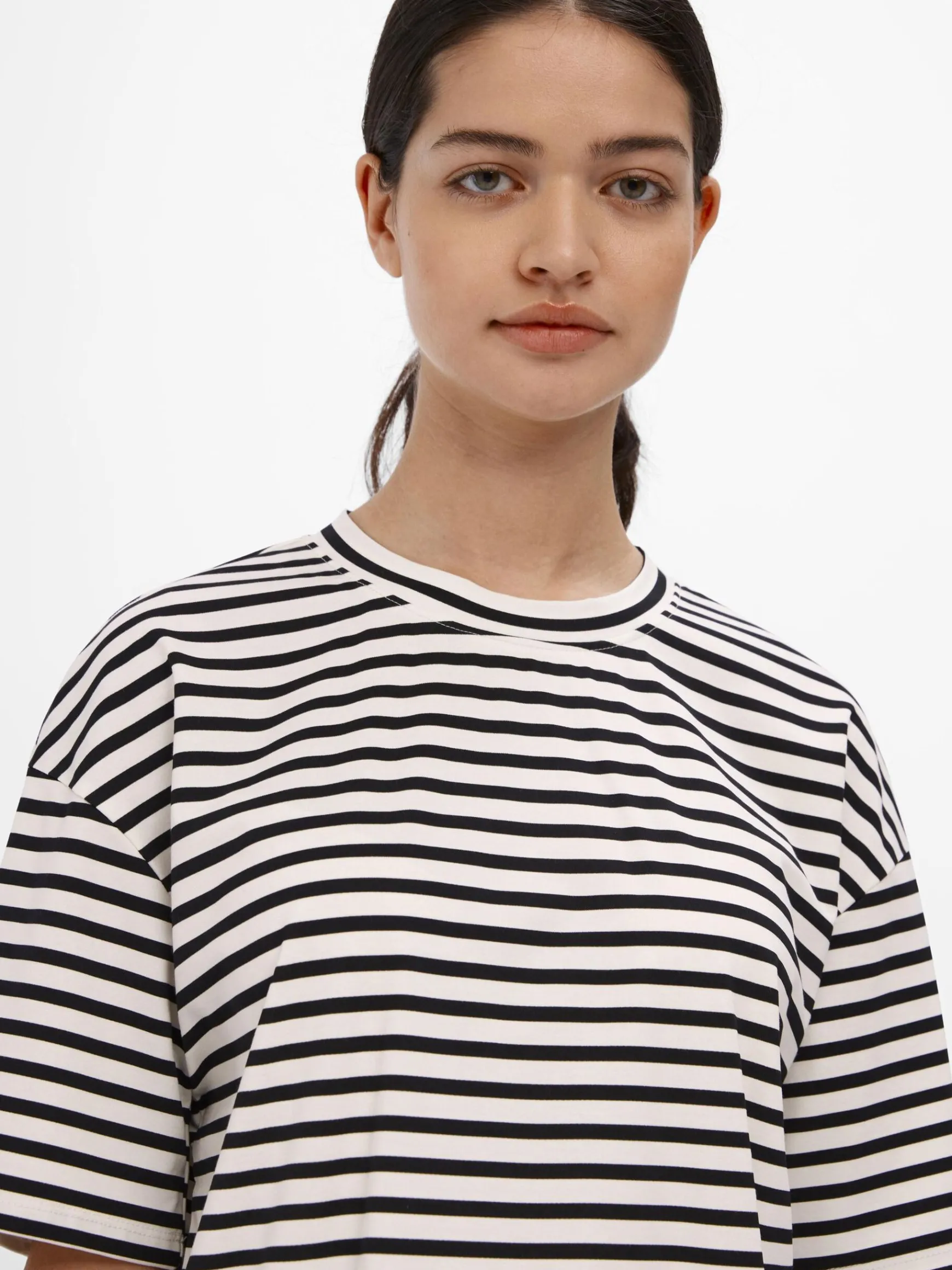 OBJECT Basic|Toppar*OVERSIZE FIT T-SHIRT Cloud Dancer