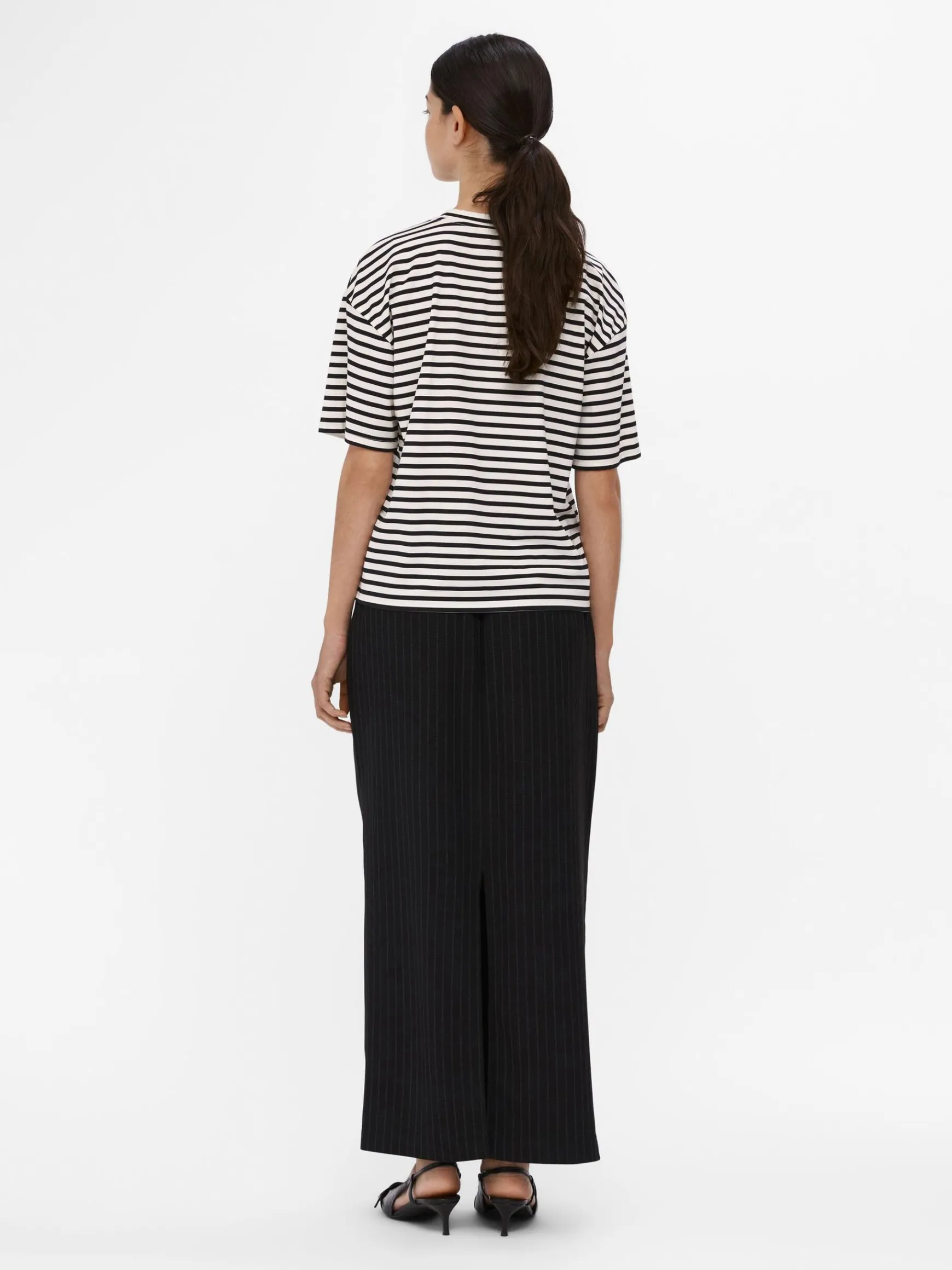 OBJECT Basic|Toppar*OVERSIZE FIT T-SHIRT Cloud Dancer