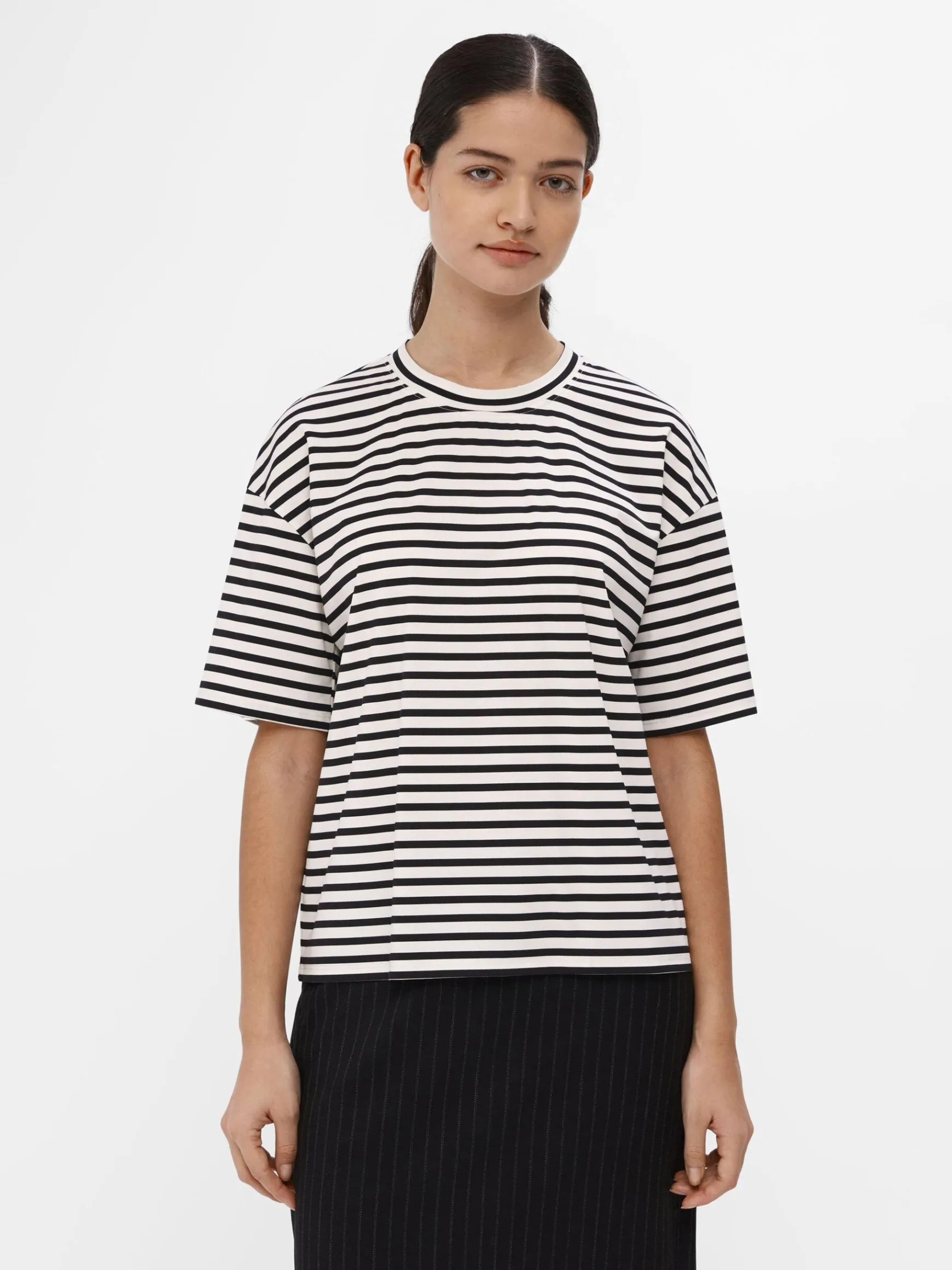 OBJECT Basic|Toppar*OVERSIZE FIT T-SHIRT Cloud Dancer