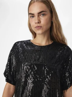 OBJECT Toppar*PALJETTPRYDD TOPP Black