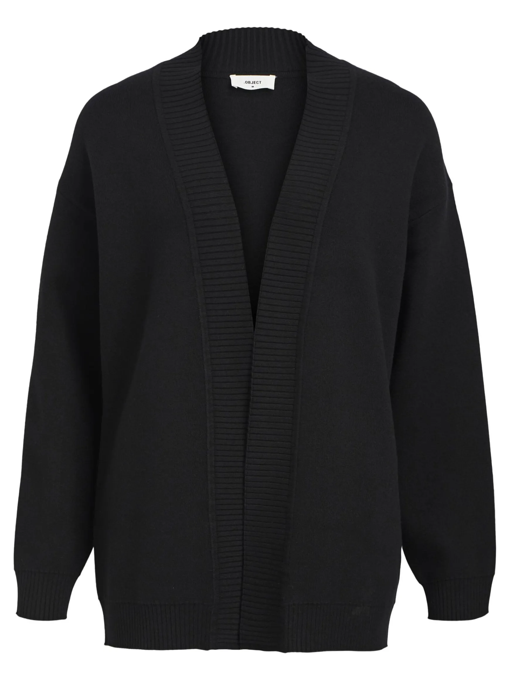 OBJECT Cardigans*ÖPPEN FRAM KOFTA Black