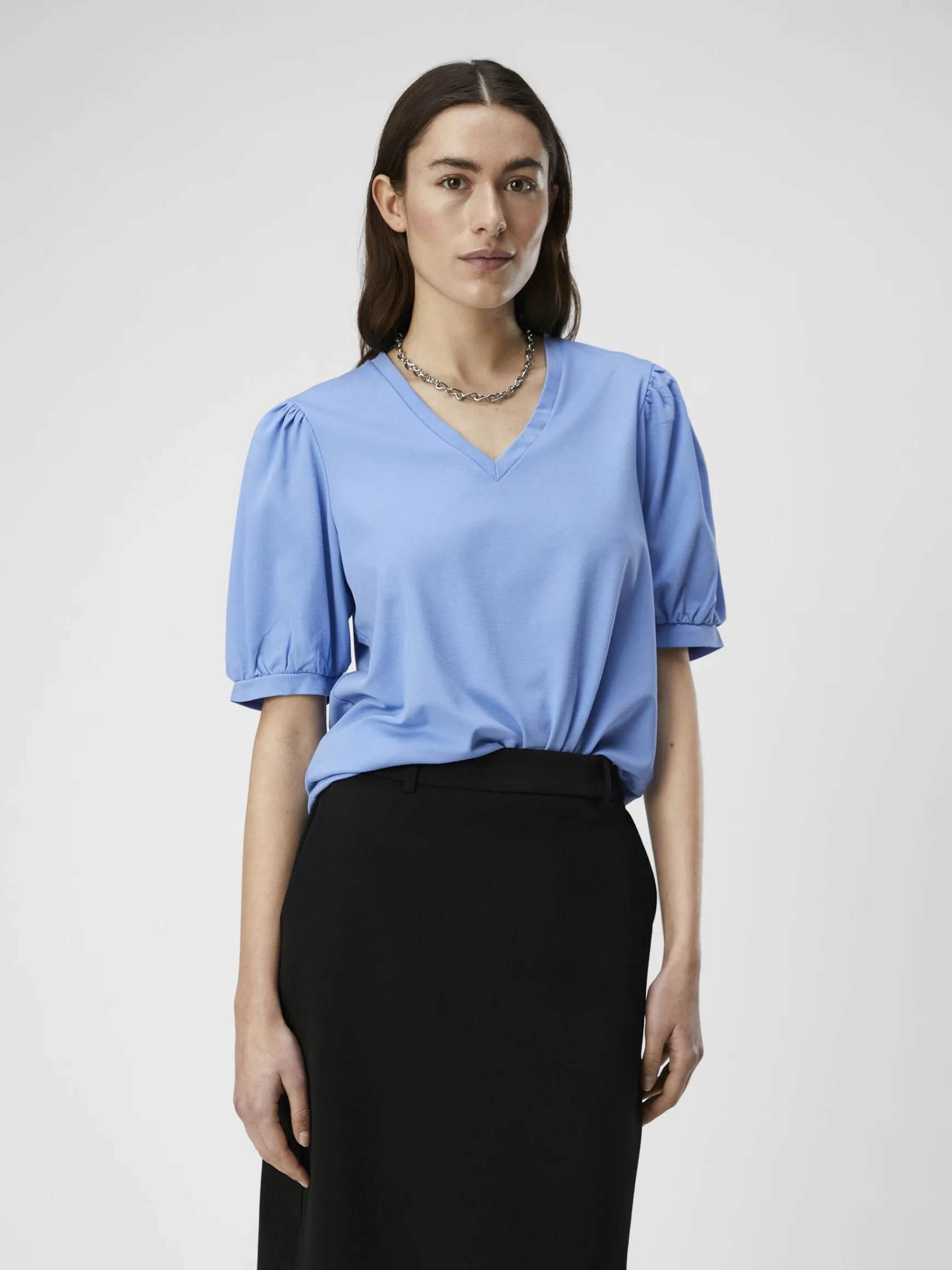 OBJECT Basic|Toppar*PUFFÄRMAD T-SHIRT Provence