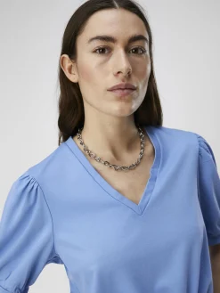 OBJECT Basic|Toppar*PUFFÄRMAD T-SHIRT Provence