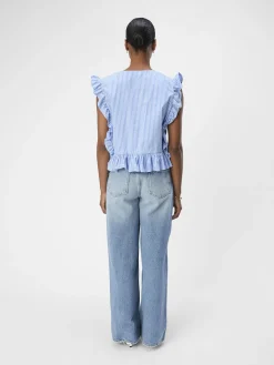 OBJECT Toppar*RANDIG ÄRMLÖS TOPP Provence