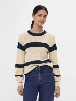 OBJECT Stickat*RANDIG TRÖJA Sandshell