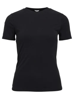OBJECT Basic|Toppar*RIBBAD T-SHIRT Black