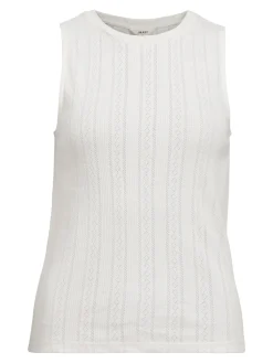 OBJECT Basic|Toppar*ÄRMLÖS LINNE White
