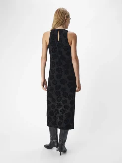 OBJECT Klänningar*SAMMET MAXIKLÄNNING Black