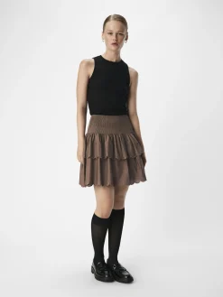 OBJECT Kjolar*SMOCKADE MINIKJOL Morel
