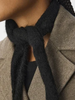 OBJECT Accessoarer*STICKAD HALSDUK Black