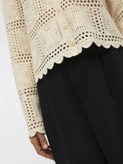 OBJECT Cardigans*STICKAD KOFTA Sandshell