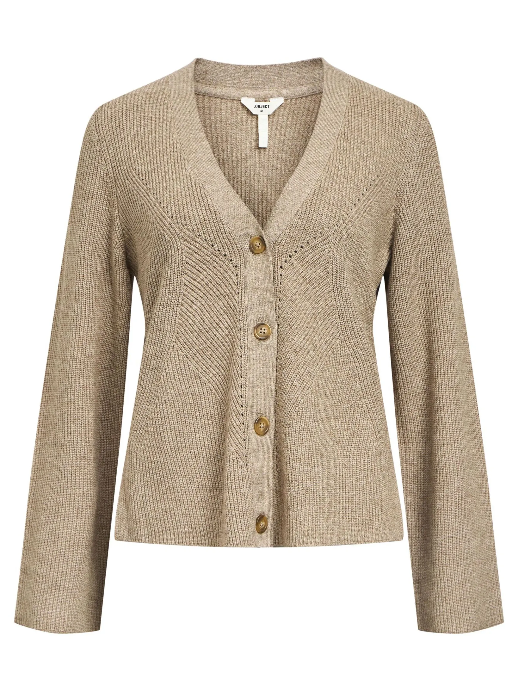 OBJECT Cardigans*STICKAD KOFTA Desert Taupe