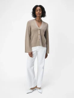 OBJECT Cardigans*STICKAD KOFTA Desert Taupe