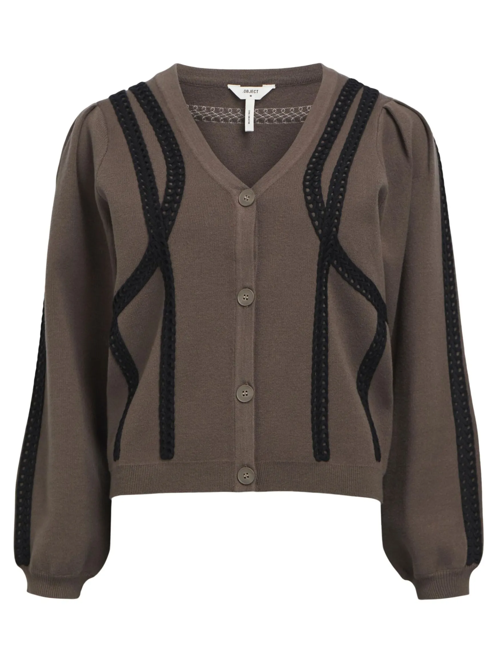 OBJECT Cardigans*STICKAD KOFTA Morel