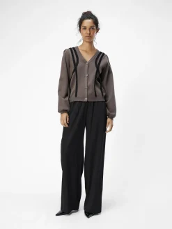 OBJECT Cardigans*STICKAD KOFTA Morel
