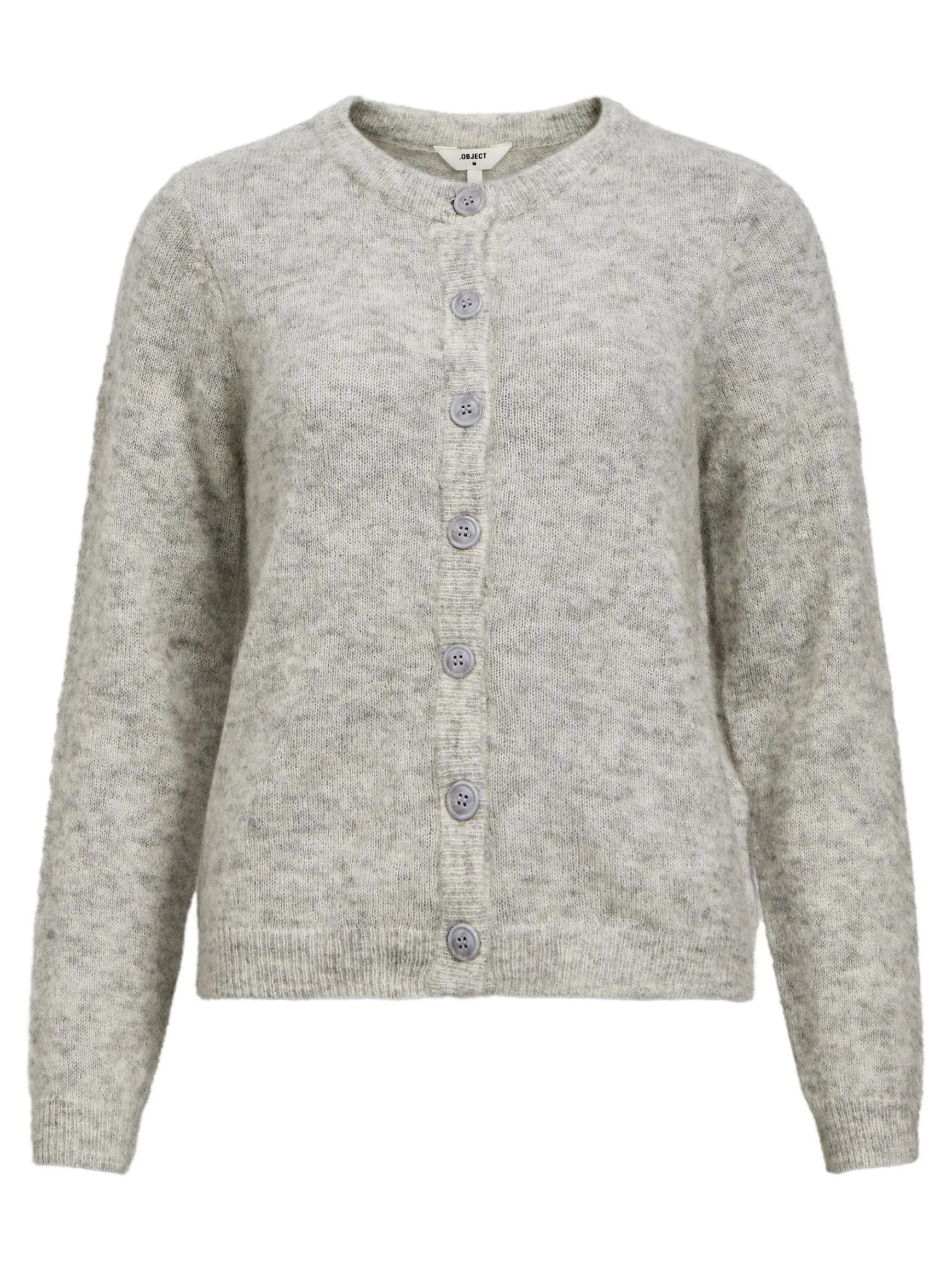 OBJECT Cardigans*STICKAD KOFTA Light Grey Melange