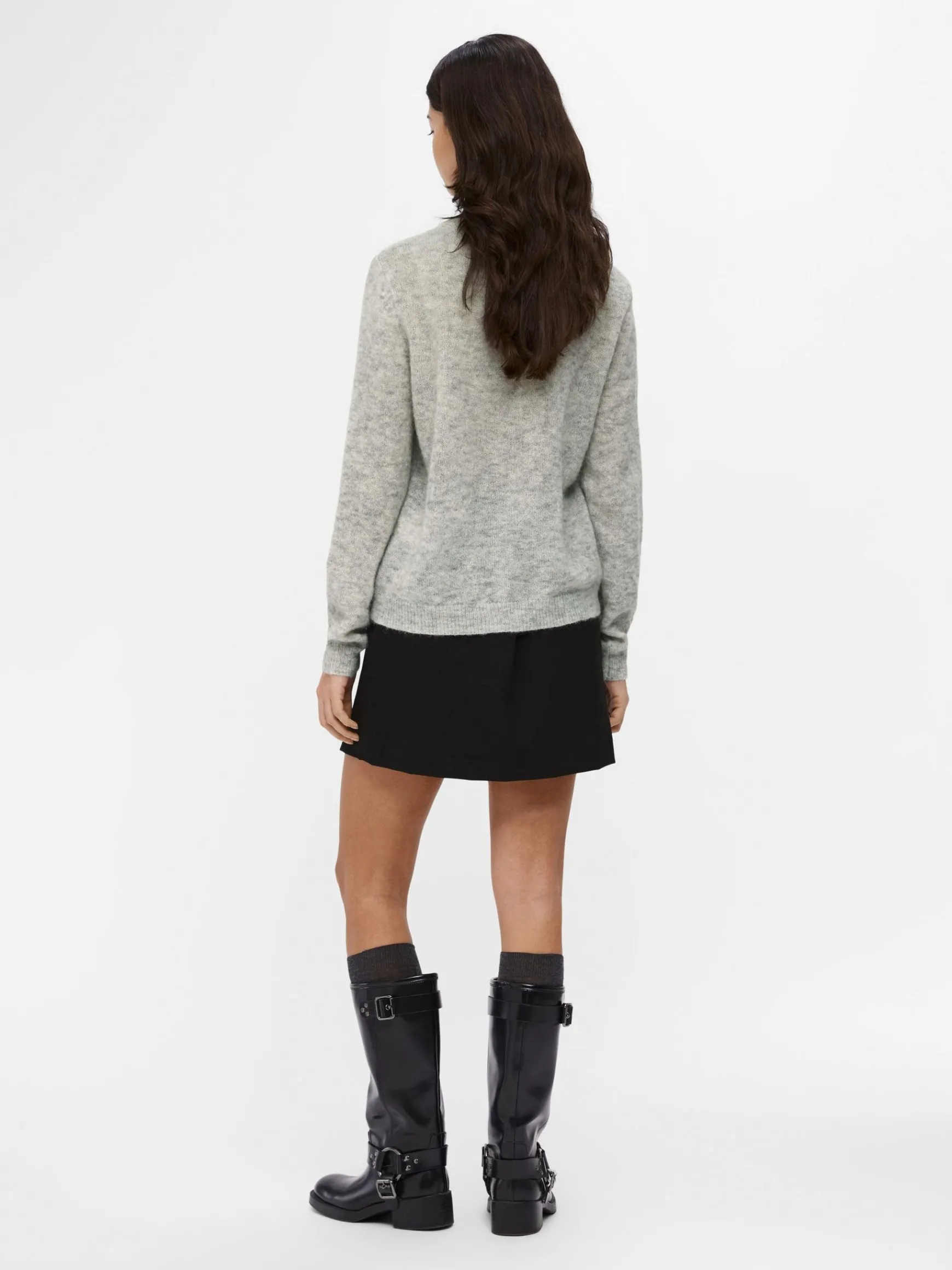 OBJECT Cardigans*STICKAD KOFTA Light Grey Melange