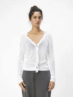 OBJECT Cardigans*STICKAD KOFTA Cloud Dancer
