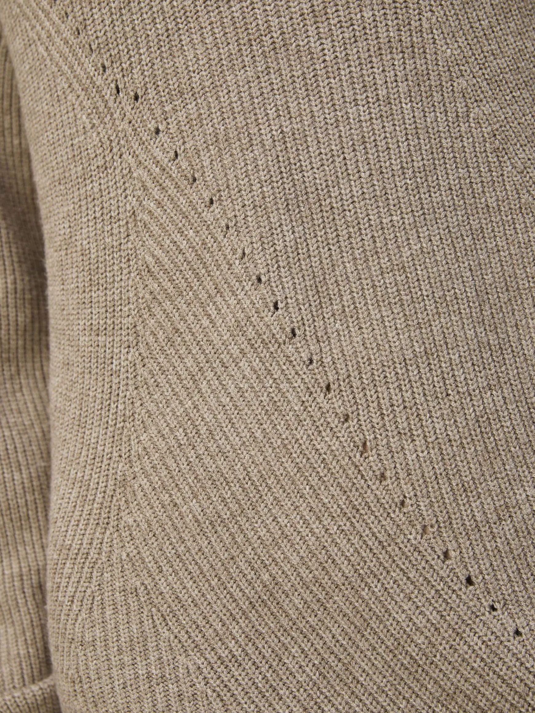 OBJECT Klänningar*STICKAD MIDIKLÄNNING Desert Taupe