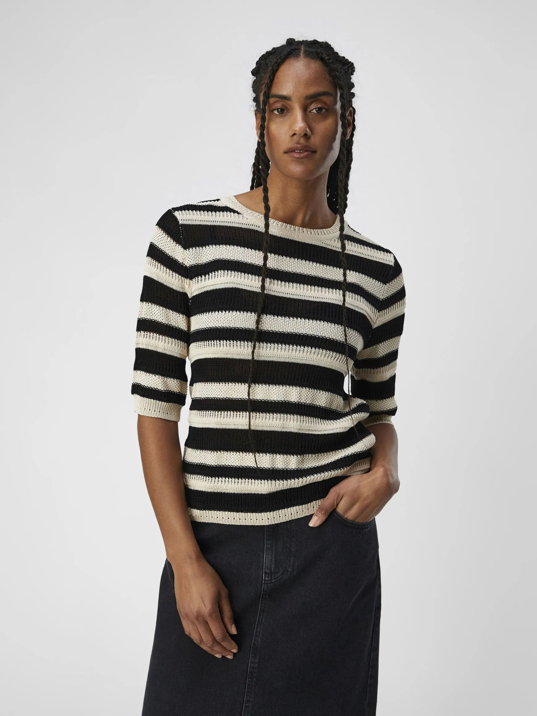 OBJECT Stickat|Toppar*STICKAD TOPP Sandshell