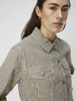 OBJECT Ytterkläder*TWILL KORT JACKA Sandshell