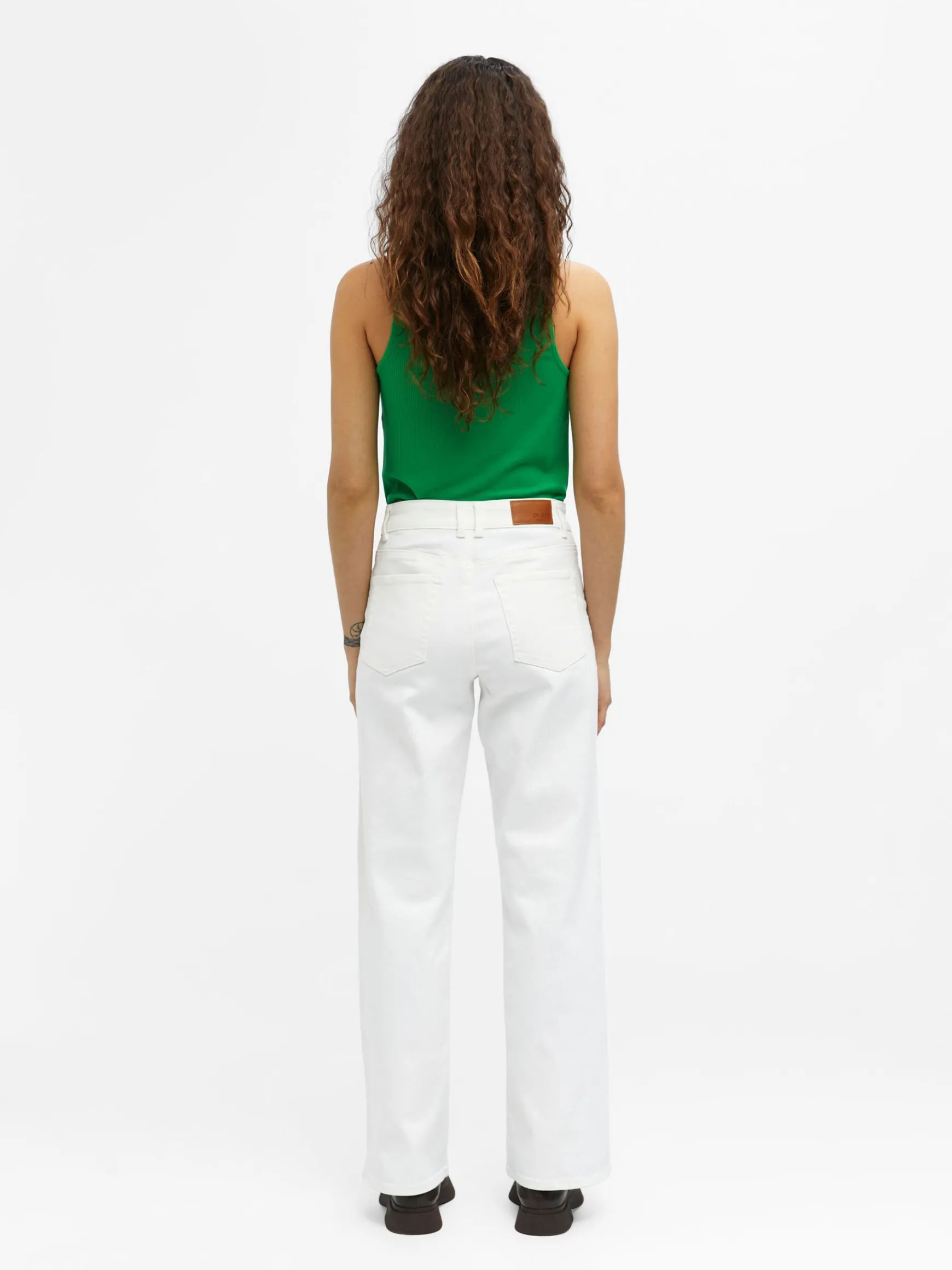 OBJECT Jeans|Byxor*TWILL VIDA JEANS Cloud Dancer