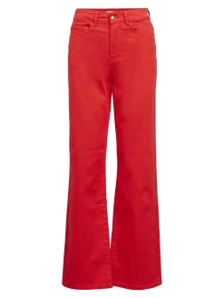 OBJECT Jeans|Byxor*TWILL VIDA JEANS Flame Scarlet